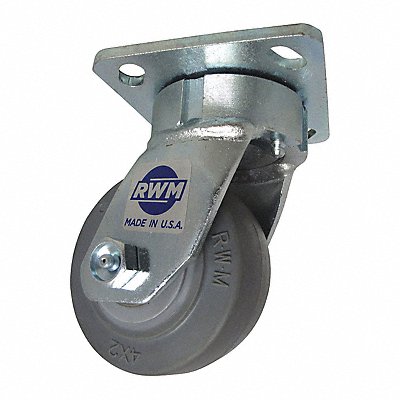 RWM 65RPR0420S Kingpinless Plate Castor Swivel 350 lb.