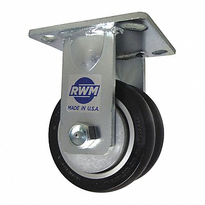 RWM 65SWE0620RCRN75D Kingpinless Plate Castor Rigid 2000 lb.
