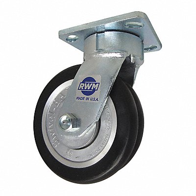 RWM 65SWE0620SCRN75D Kingpinless Plate Castor Swivel 2000 lb.