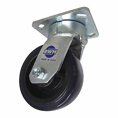 RWM 65UPR0520S Kingpinless Plate Castor Swivel 750 lb.