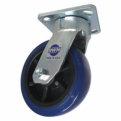 RWM 65UPC0820S95OAH Kingpinless Plate Castor Swivel 1000 lb.