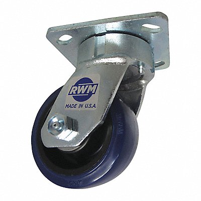 RWM 65UPR0420S Kingpinless Plate Castor Swivel 600 lb.