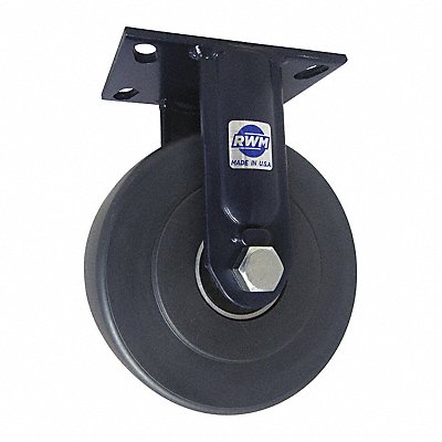 RWM 75NYB1030R Kingpinless Plate Castor Rigid 6000 lb.
