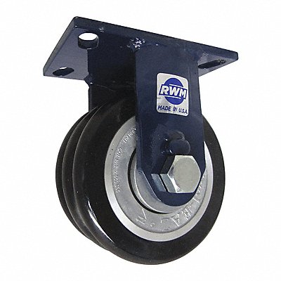 RWM 75SWE0630RCRN75D Kingpinless Plate Castor Rigid 3200 lb.