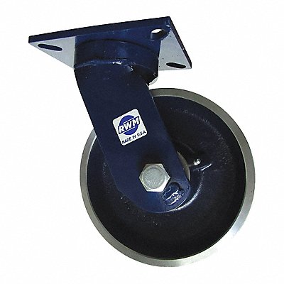 RWM 76FSB0830SQ Kingpinless Plate Castor Swivel 5500 lb.