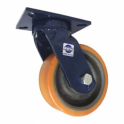 RWM 76UIB0830SINFCWB1038OH Kingpinless Plate Castor Swivel 4000 lb.