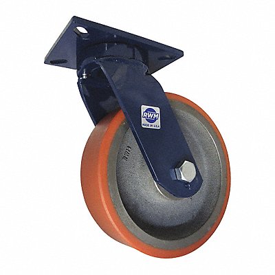 RWM 76UIB1030SCWBINFG Kingpinless Plate Castor Swivel 5000 lb.