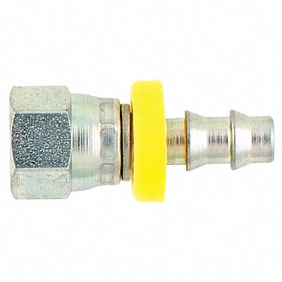 PARKER 3068286B Push on Fitting 3/8 x3/4 BarbxFlare