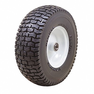 GRAINGER 53CM64 Flat Free Wheel 6 Tyre Rim Dia 325 lb.