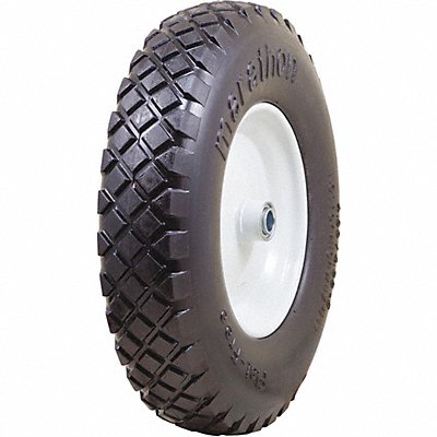 GRAINGER 53CM71 Flat Free Wheel 15-1/2 375 lb.