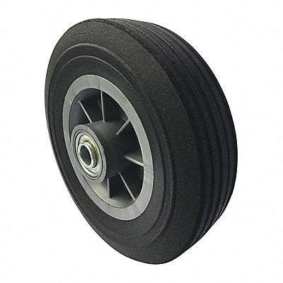 GRAINGER 53CM74 Solid Rubber Wheel 8 dia 450 lb.