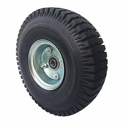 GRAINGER 53CM77 Solid Rubber Wheel 10-3/16 390 lb.