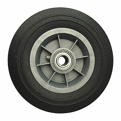 GRAINGER 53CM85 Solid Rubber Wheel 8 dia 450 lb.