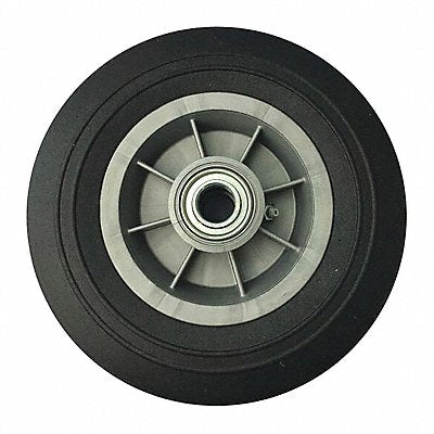 GRAINGER 53CM87 Solid Rubber Wheel 8 dia 500 lb.