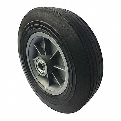 GRAINGER 53CM89 Solid Rubber Wheel 10 Wheel Dia 500 lb.