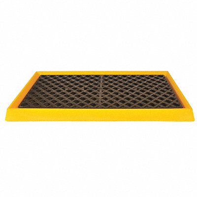 ULTRATECH 2352 Spill Tray Yellow Spill Cap. 14 gal.