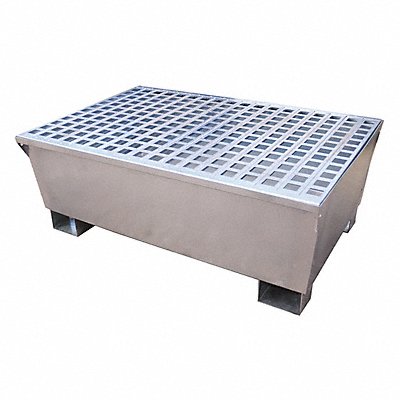ULTRATECH 1180 Drum Spill Containment Pallet 17-7/8 H