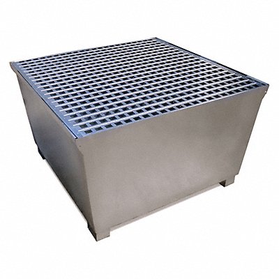 ULTRATECH 1184 Drum Spill Containment Pallet 35 H
