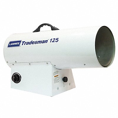 L.B. WHITE Tradesman125 Portable Gas Torpedo HeatrLP 400 cfm