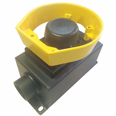 REES 4956001 MushrmHeadPushButtn Non Illuminated Blk 1NO/1NC