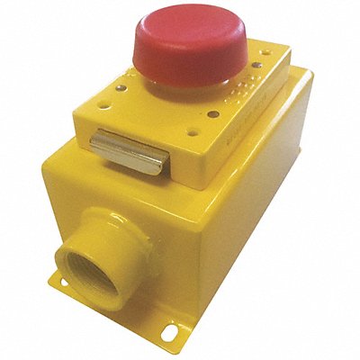 REES 4956102 MushroomPush Button Non Illuminated Red 1NO/1NC