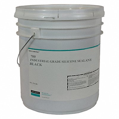 DOW CORNING 4060122 Sealant Silicone Base Black Pail