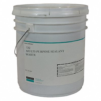 DOW CORNING 1906518 Sealant Silicone Base White Pail
