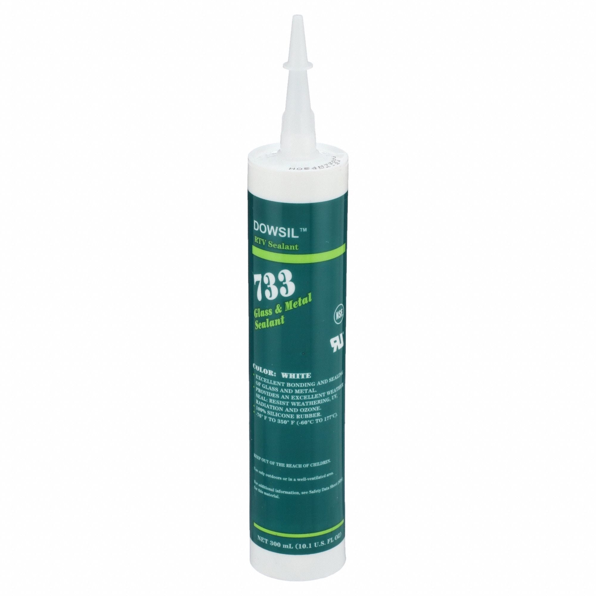 DOW CORNING 99179245 Silicone Sealant White 733