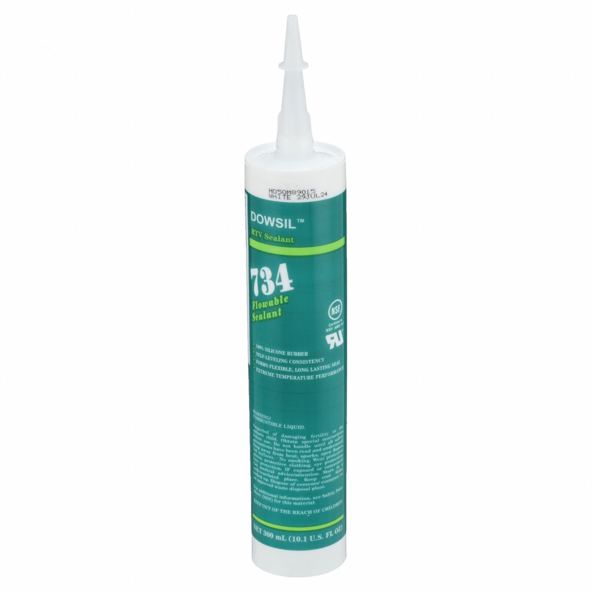 DOW CORNING 99179270 Silicone Sealant White 734
