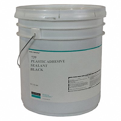 DOW CORNING 3145549 Sealant Silicone Base Black Pail