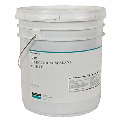 DOW CORNING 1907824 Sealant Silicone Base White Pail