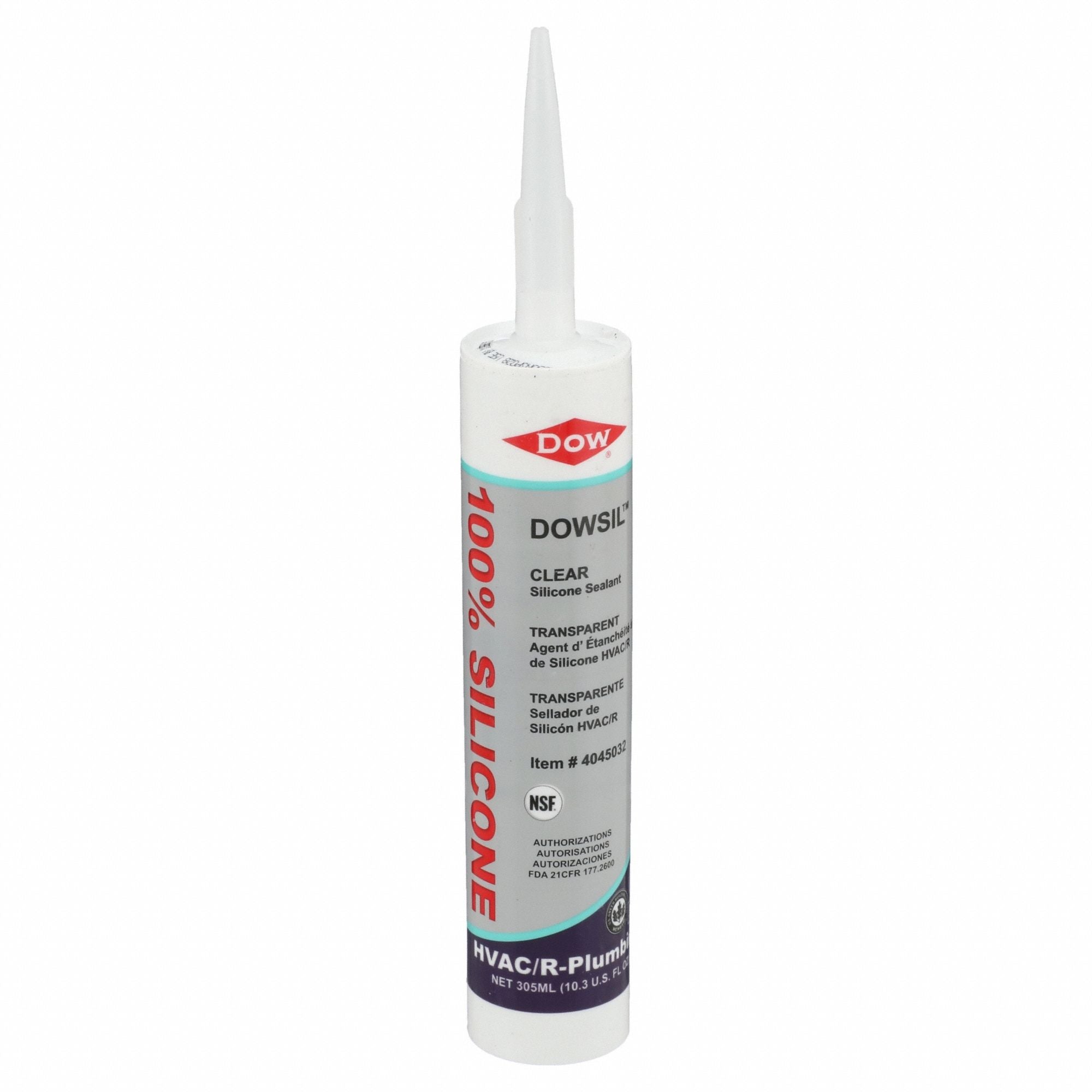 DOW CORNING 4045032 K4720 Silicone Sealant Clear HVAC/R