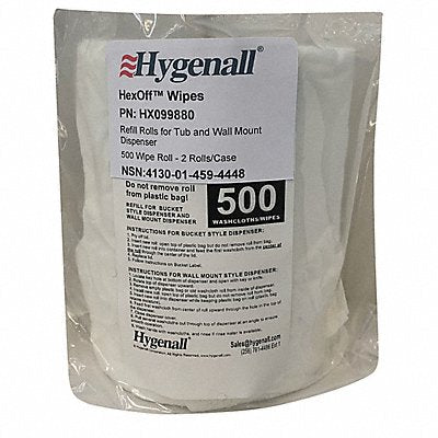 HYGENALL HEXOFF HX099880 Heavy Metal Removing Wipes 8inL 6inW PK2
