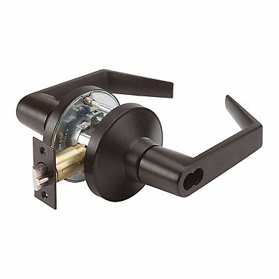 GRAINGER GP115PHL613234ASASFL Door Lever Lockset PHL Angled Style