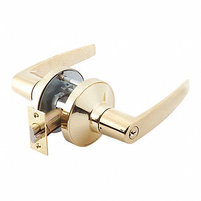 GRAINGER GP148MIA605234ASASCC Door Lever Lockset MIA Straight Style