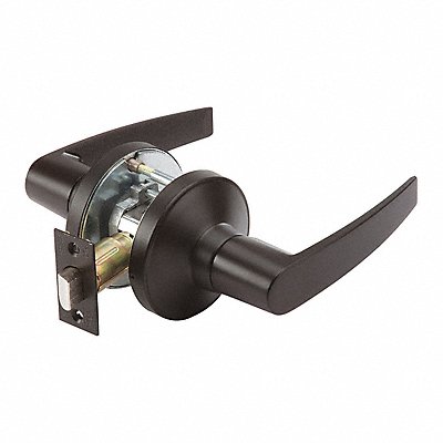 GRAINGER GP126MIA613234ASA Door Lever Lockset MIA Straight Style