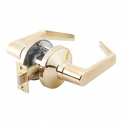 GRAINGER GP126PHL605234ASA Door Lever Lockset PHL Angled Style
