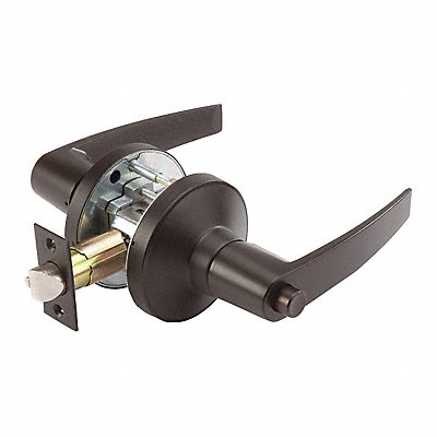 GRAINGER GP176MIA613234ASA Door Lever Lockset MIA Straight Style