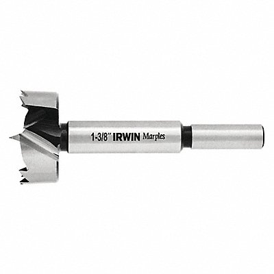 IRWIN 1966933 Forstner Bit Steel 1-3/8 x 3-1/2