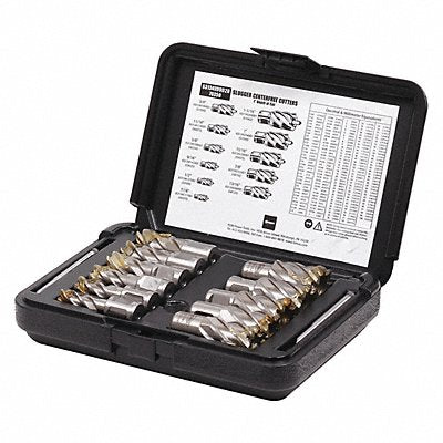 SLUGGER BY FEIN 63134999020 Annular Cutter Set 11pc HSS