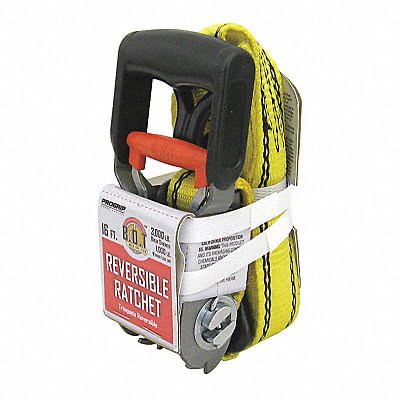 PROGRIP 330600 Tie Down Strap Wire-Hook Yellow