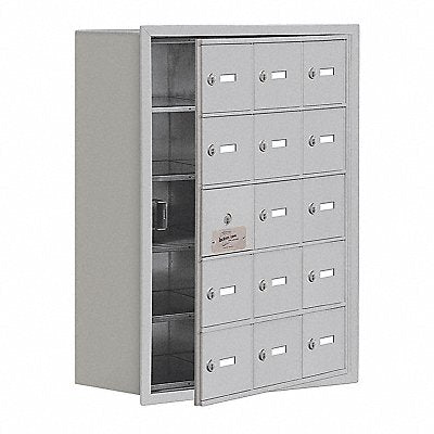 SALSBURY INDUSTRIES 1915815ARK Locker 5x3Lockers Slvr 30 x23 x9