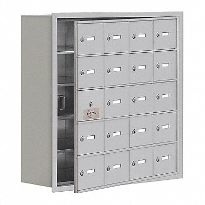 SALSBURY INDUSTRIES 1915820ARK Locker 5x4Lockers Slvr 30 x29 x9