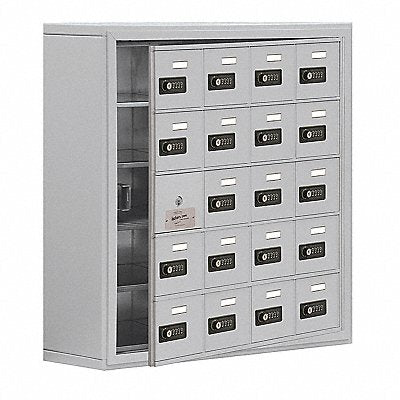 SALSBURY INDUSTRIES 1915820ASC K7532 Locker 5x4Lockers Slvr 31 x30.5 x9