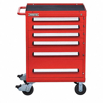 PROTO J5630426RD Rolling Tool Cabinet Red Ind Prem Duty