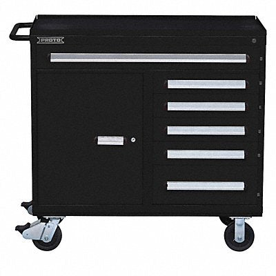 PROTO J5645426BK1S Rolling Tool Cabinet Blk Ind Prem Duty