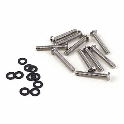 HUBBELL GAI-TRONICS 12516003 Security Screws Black Steel