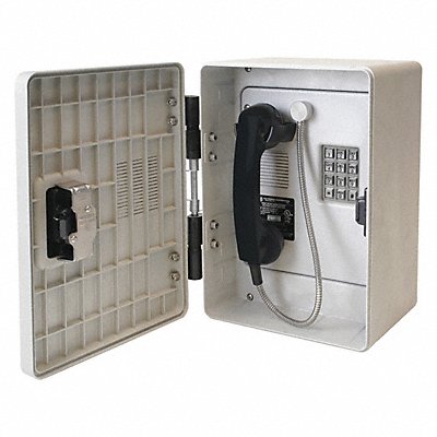 HUBBELL GAI-TRONICS 256001ACSK Telephone Analog Grey Surface Mount