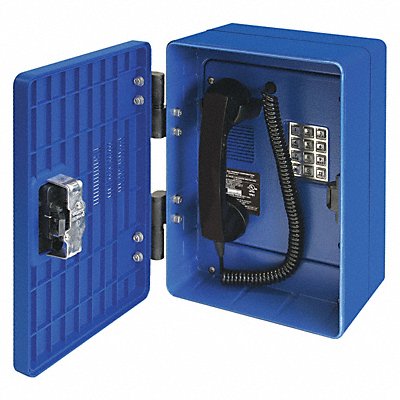 HUBBELL GAI-TRONICS 351001H1 Telephone Analog Blue Surface Mount