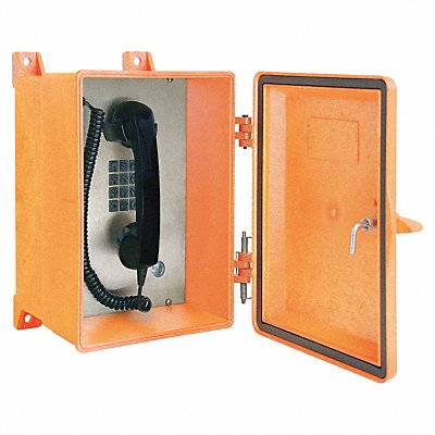 HUBBELL GAI-TRONICS 354001ORH1SK Telephone Analog Orange Surface Mount